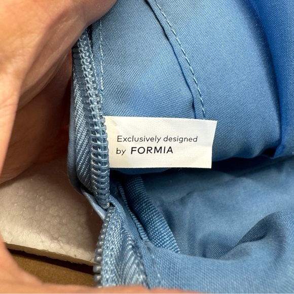 Salvatore Ferragamo‎ 💄 Parfums Turkish Makeup/Toiletry/ Amenity Bag- Blue NWOT - Picture 8 of 10